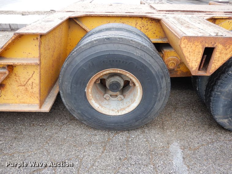 image for item DG6423 1985 Load King lowboy equipment trailer