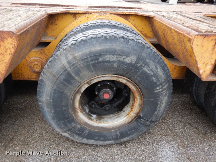 image for item DG6423 1985 Load King lowboy equipment trailer