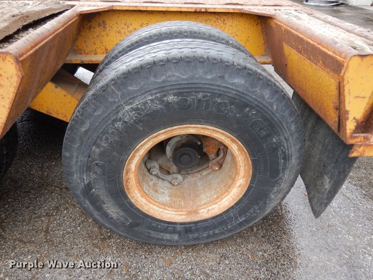 image for item DG6423 1985 Load King lowboy equipment trailer