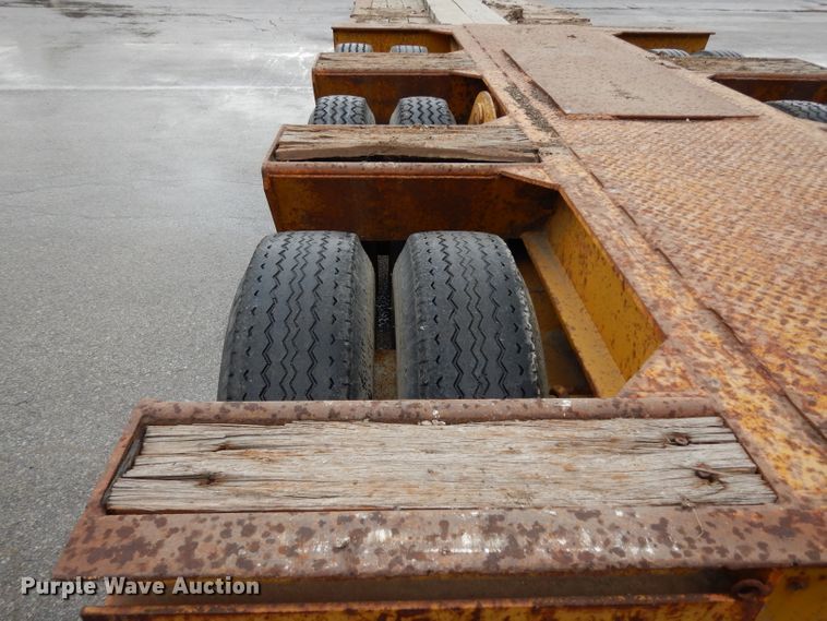 image for item DG6423 1985 Load King lowboy equipment trailer