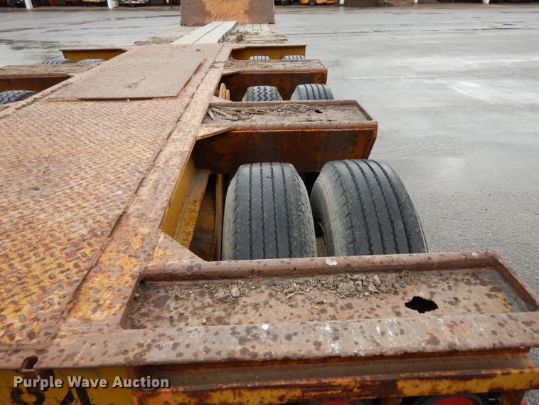 image for item DG6423 1985 Load King lowboy equipment trailer