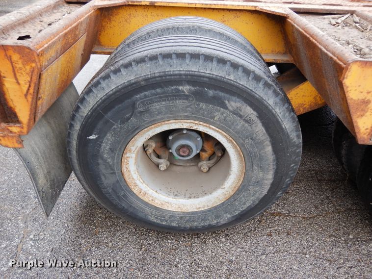 image for item DG6423 1985 Load King lowboy equipment trailer