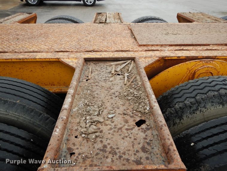 image for item DG6423 1985 Load King lowboy equipment trailer