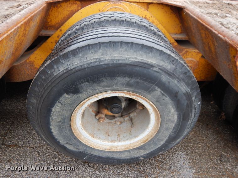 image for item DG6423 1985 Load King lowboy equipment trailer