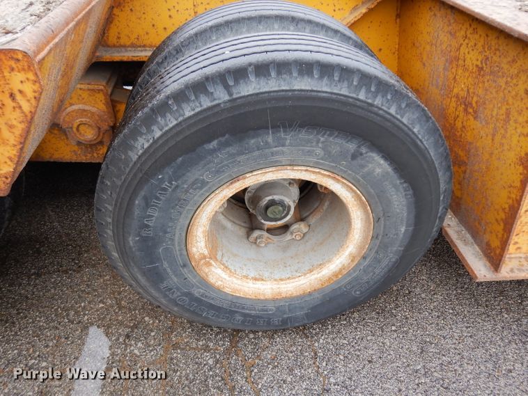 image for item DG6423 1985 Load King lowboy equipment trailer