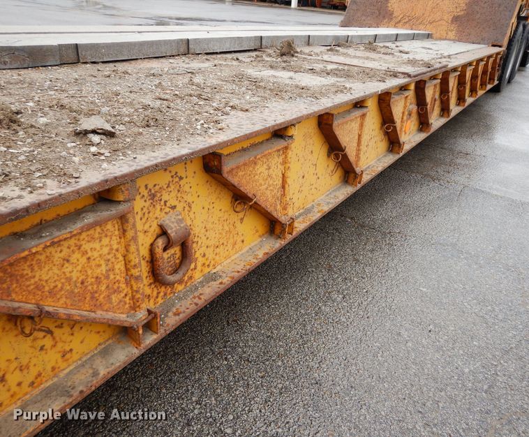 image for item DG6423 1985 Load King lowboy equipment trailer