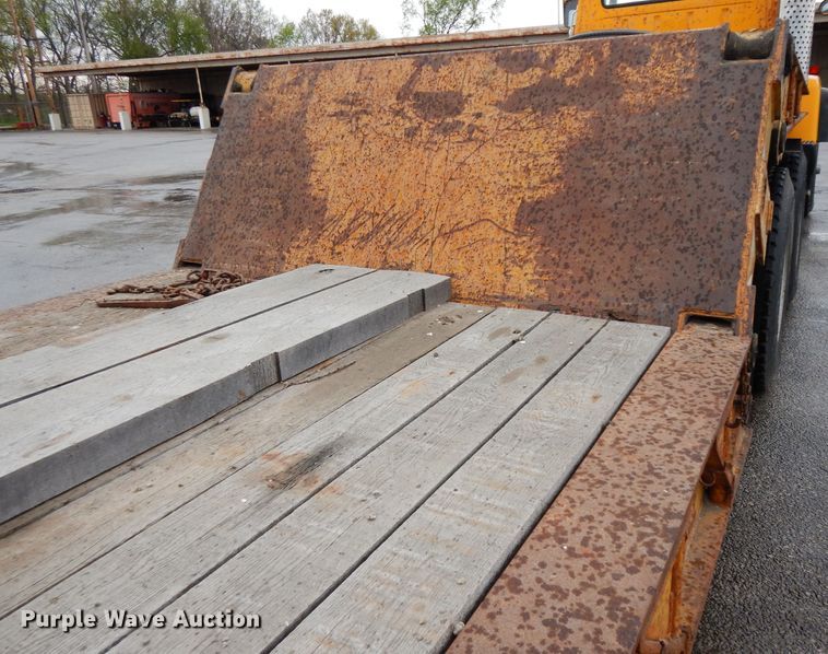 image for item DG6423 1985 Load King lowboy equipment trailer