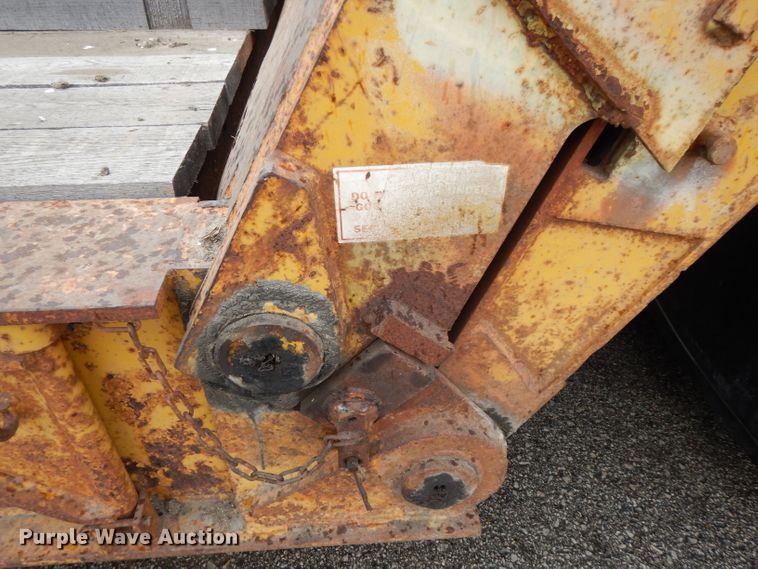 image for item DG6423 1985 Load King lowboy equipment trailer