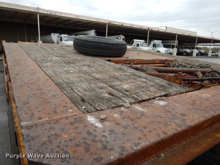 image for item DG6423 1985 Load King lowboy equipment trailer