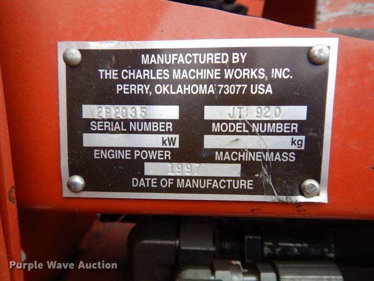 image for item DG6437 1997 Ditch Witch JT920  directional boring unit
