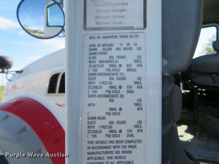 image for item DI2139 2011 Mack GU713 dump truck