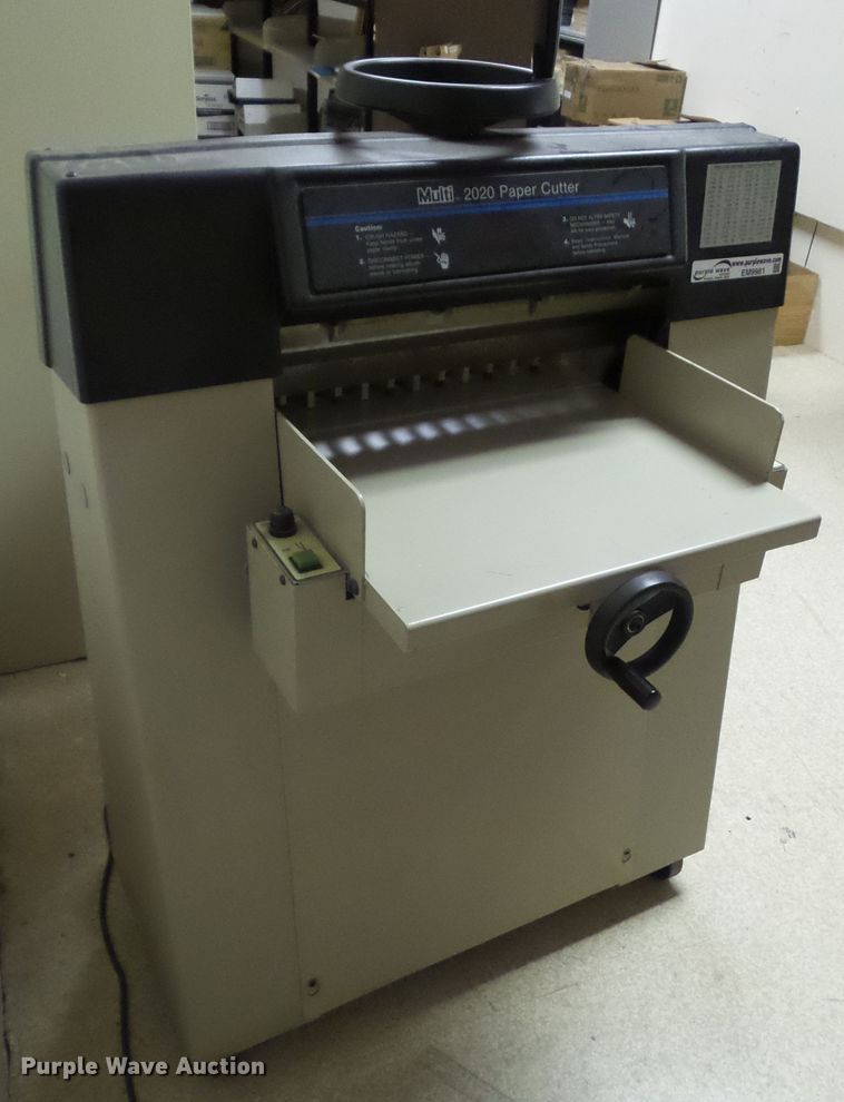 image for item EM9981 Multi 2020 paper cutter