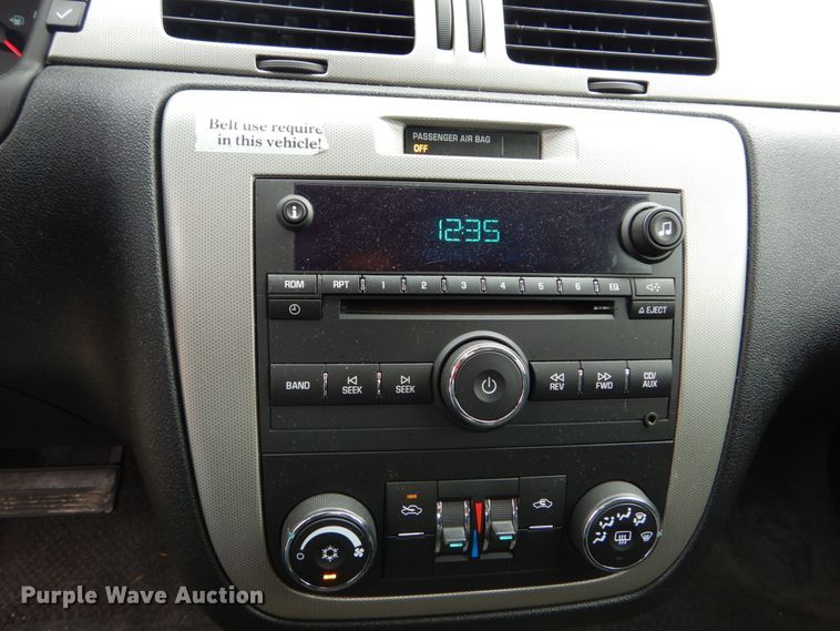 image for item GB9843 2010 Chevrolet Impala Police Cruiser