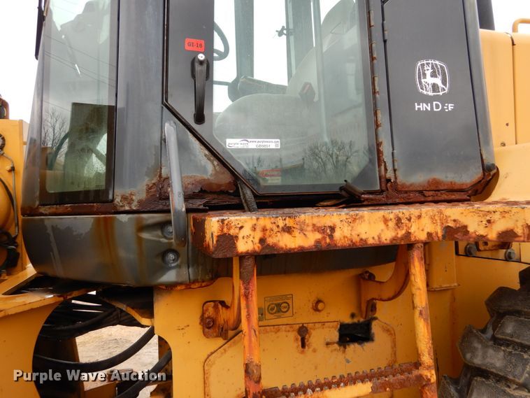 image for item GB9851 2003 John Deere 624H  wheel loader