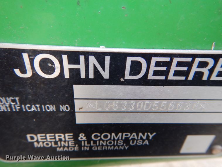 image for item GB9852 2008 John Deere 6330 tractor