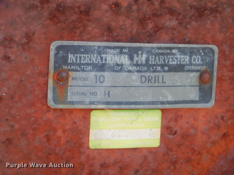 image for item GP9054 McCormick 10 grain drill