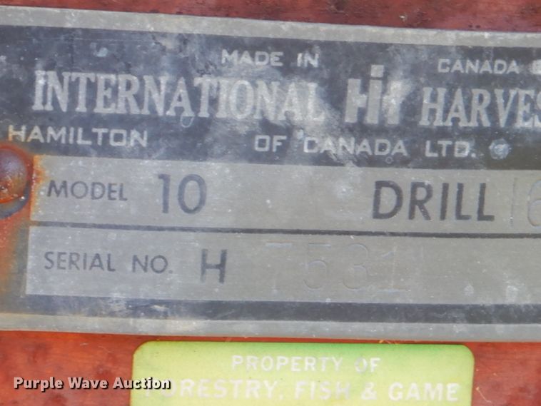 image for item GP9054 McCormick 10 grain drill