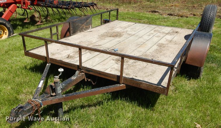 image for item GP9059 2012 shop built tilt deck utility trailer