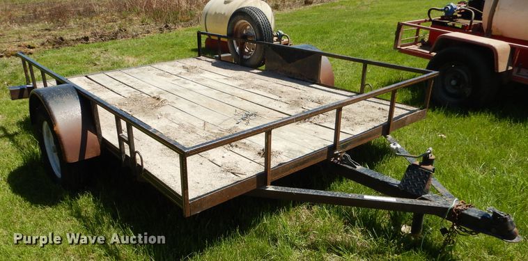 image for item GP9059 2012 shop built tilt deck utility trailer