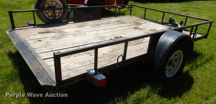 image for item GP9059 2012 shop built tilt deck utility trailer