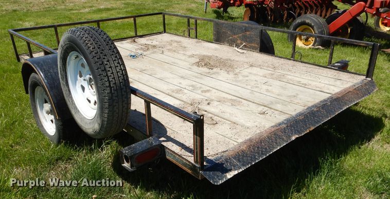 image for item GP9059 2012 shop built tilt deck utility trailer