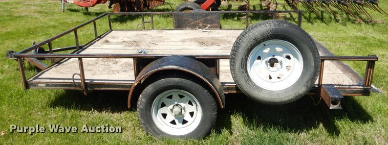 image for item GP9059 2012 shop built tilt deck utility trailer
