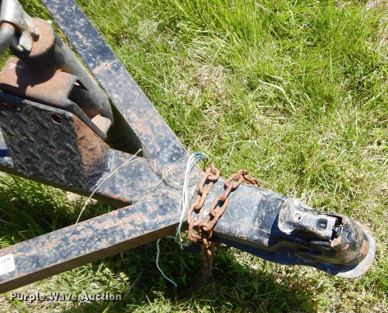 image for item GP9059 2012 shop built tilt deck utility trailer