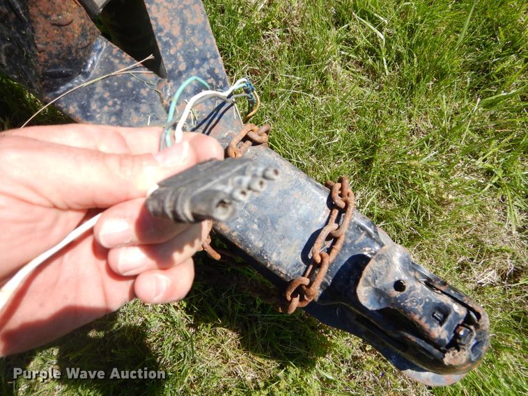 image for item GP9059 2012 shop built tilt deck utility trailer