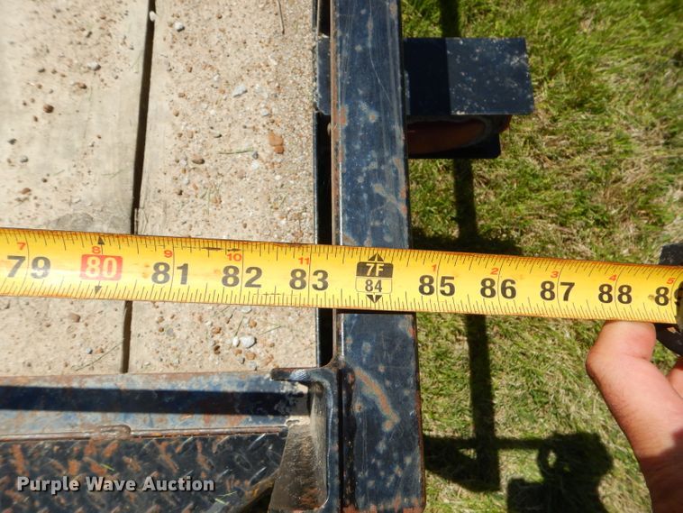 image for item GP9059 2012 shop built tilt deck utility trailer