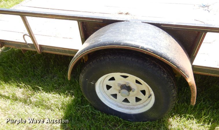 image for item GP9059 2012 shop built tilt deck utility trailer