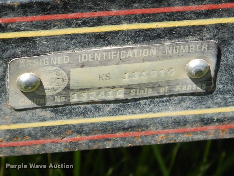 image for item GP9059 2012 shop built tilt deck utility trailer