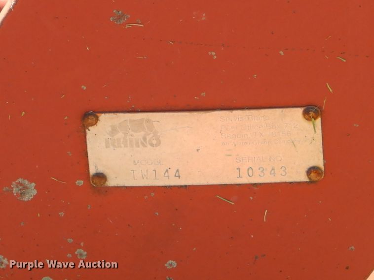 image for item GP9065 Rhino TW144 rotary mower