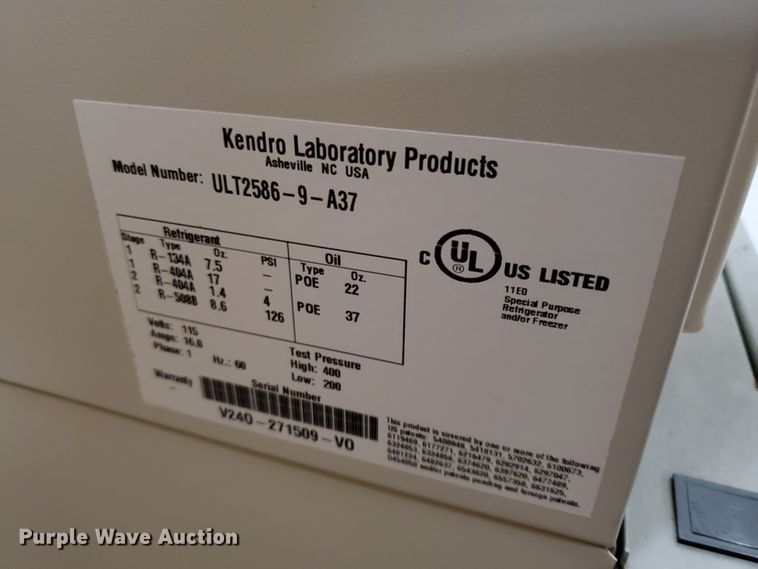 image for item GW9728 Revco Ultima II freezer