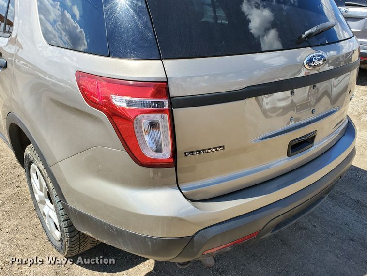 image for item GW9752 2013 Ford Explorer Police Interceptor  SUV