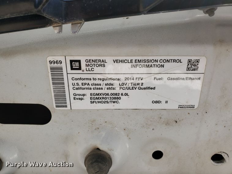 image for item GW9753 2014 Chevrolet Caprice Police