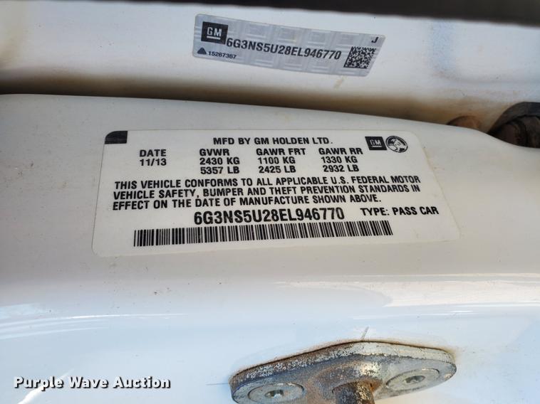 image for item GW9753 2014 Chevrolet Caprice Police