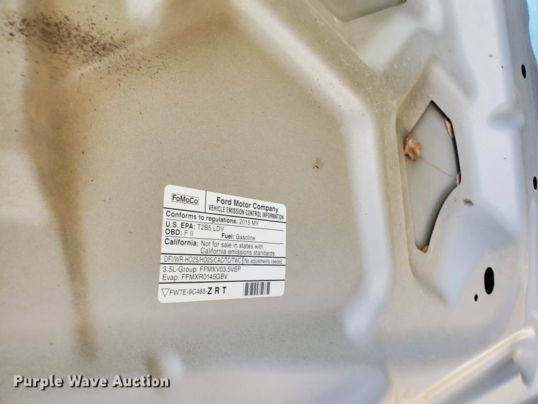 image for item GW9754 2015 Ford Taurus Police Interceptor