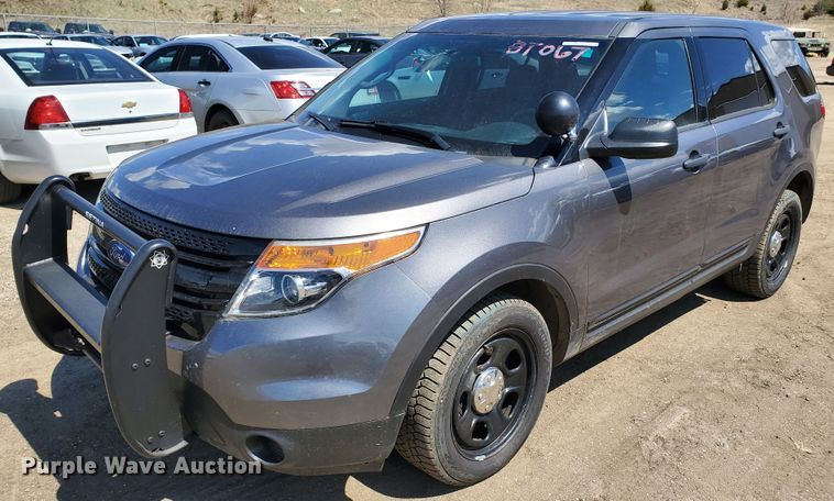 image for item GW9755 2015 Ford Explorer Police Interceptor  SUV