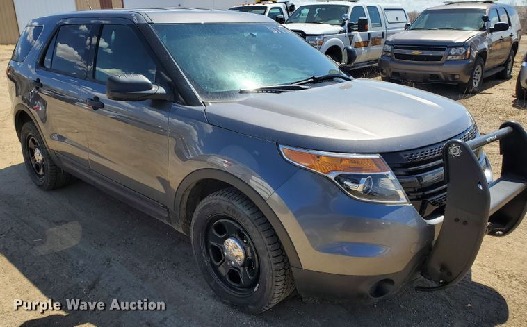image for item GW9755 2015 Ford Explorer Police Interceptor  SUV