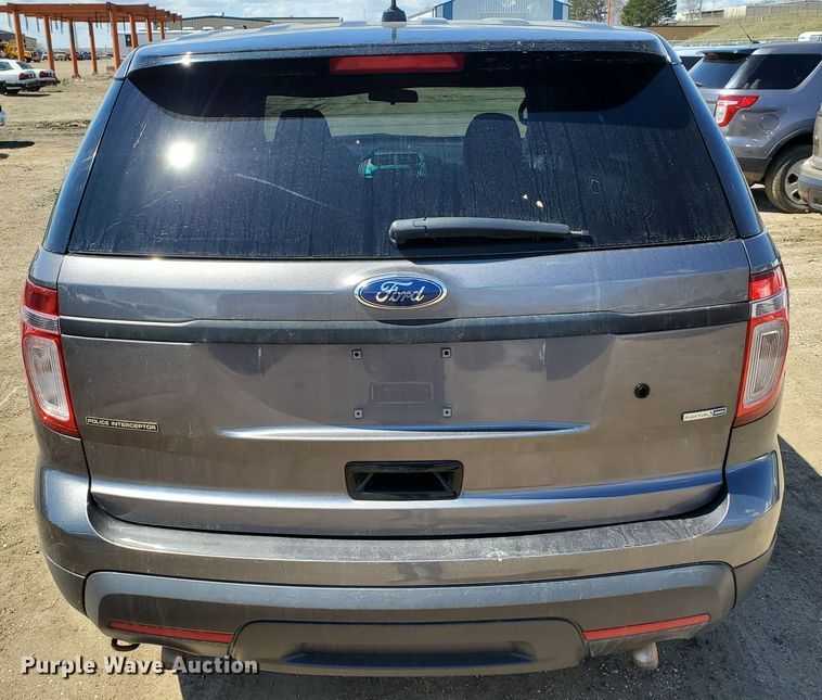 image for item GW9755 2015 Ford Explorer Police Interceptor  SUV