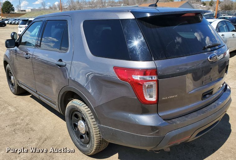 image for item GW9755 2015 Ford Explorer Police Interceptor  SUV