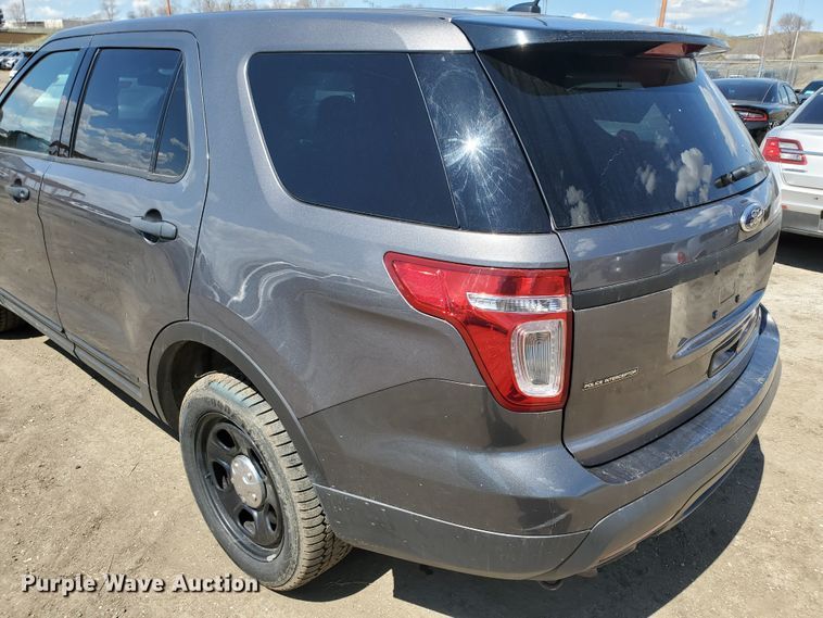 image for item GW9755 2015 Ford Explorer Police Interceptor  SUV