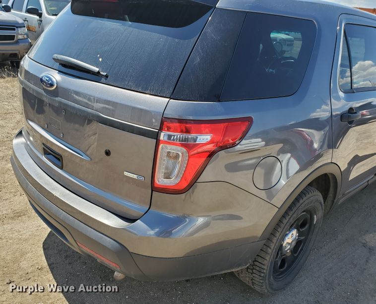 image for item GW9755 2015 Ford Explorer Police Interceptor  SUV