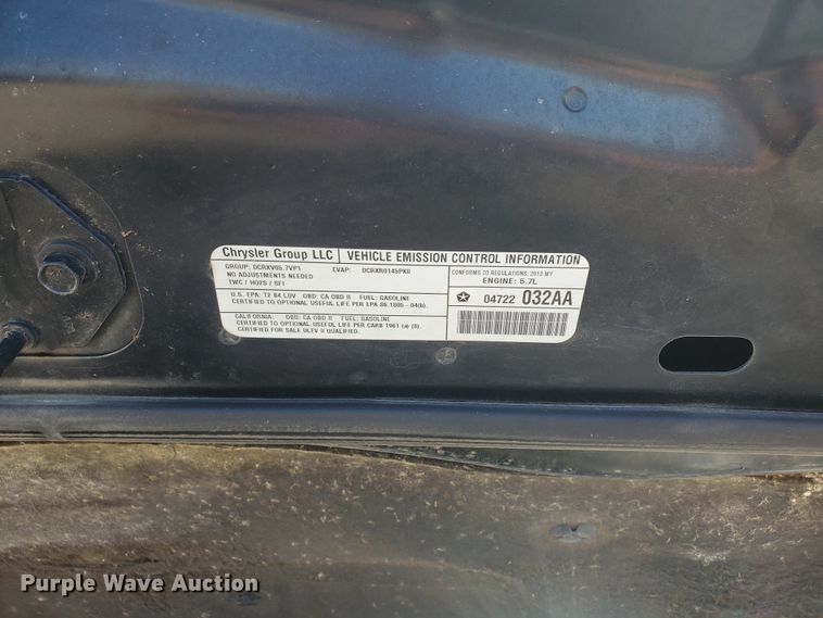 image for item GW9757 2013 Dodge Charger Police