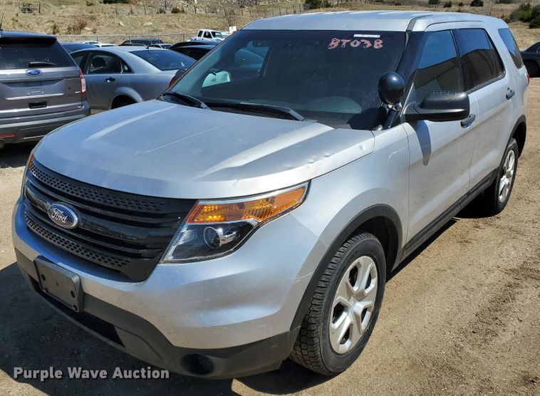 image for item GW9758 2013 Ford Explorer Police Interceptor  SUV