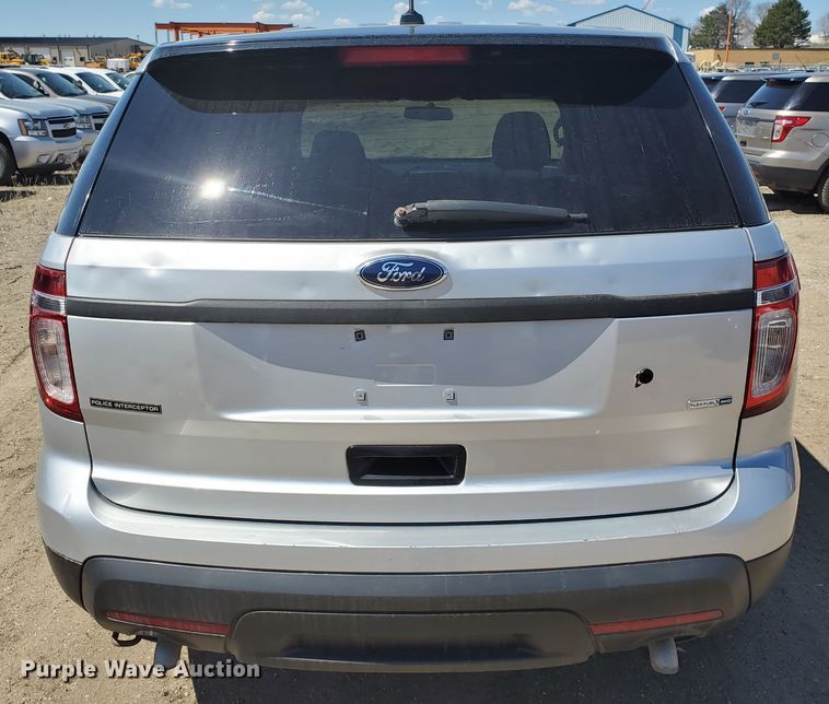 image for item GW9758 2013 Ford Explorer Police Interceptor  SUV