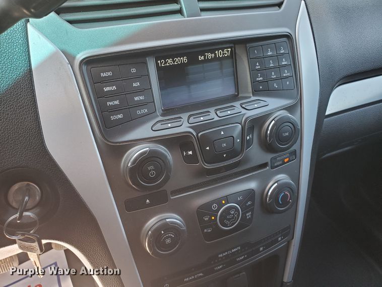 image for item GW9758 2013 Ford Explorer Police Interceptor  SUV