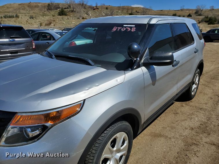 image for item GW9758 2013 Ford Explorer Police Interceptor  SUV