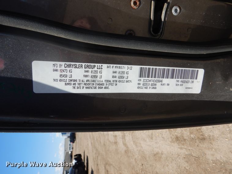 image for item GW9762 2012 Dodge Charger Police