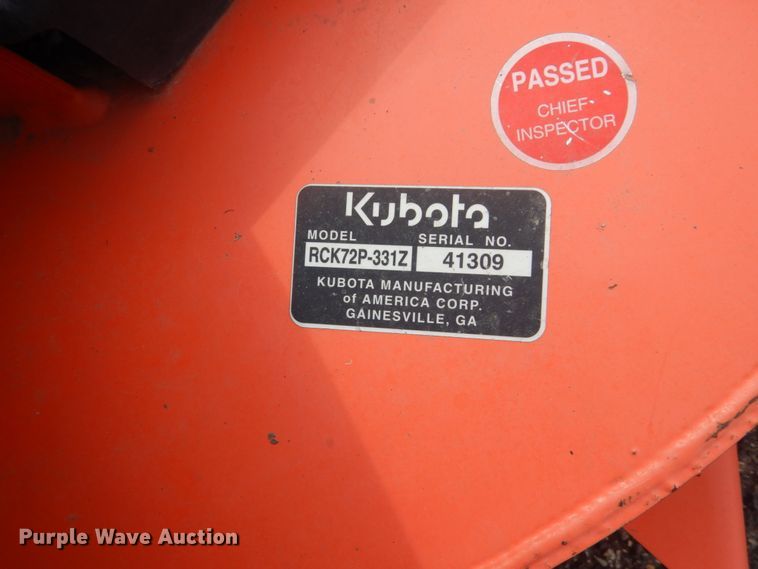 image for item GW9782 2010 Kubota ZD331LP ZTR lawn mower